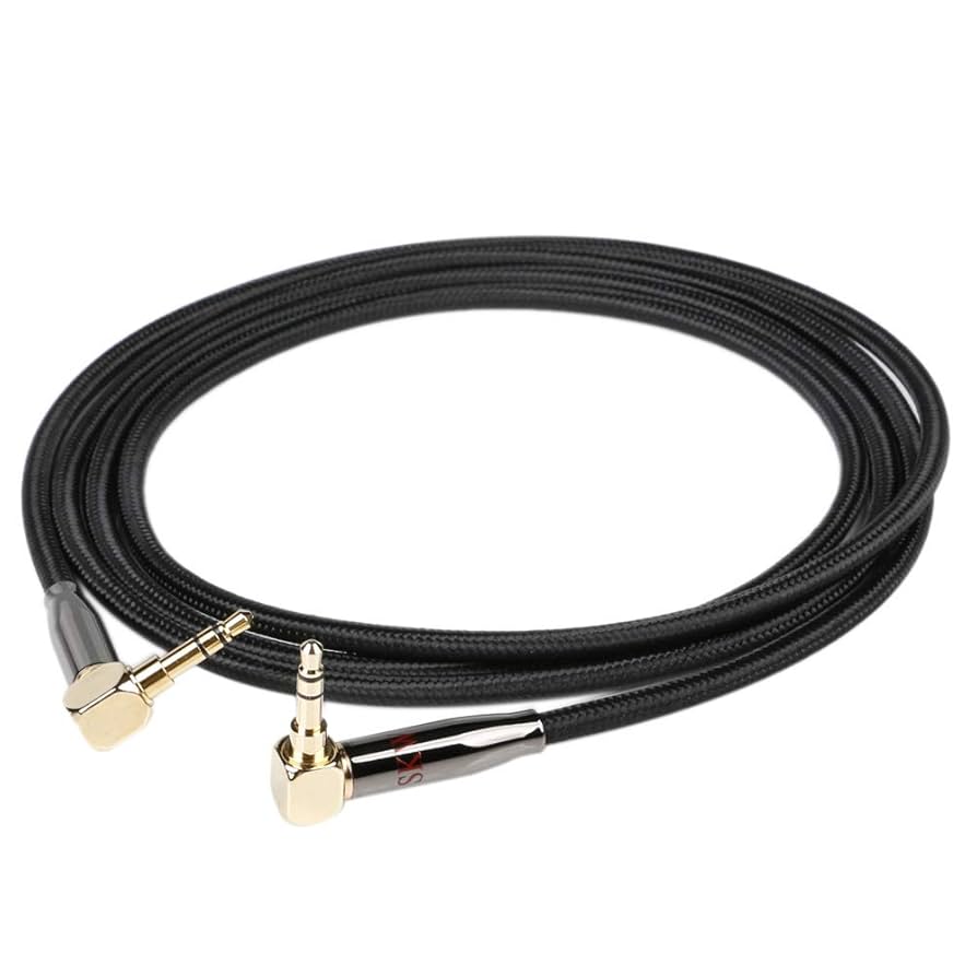 Amazon | SKW AUXオーディオケーブル 3.5mm 両方L型 90度